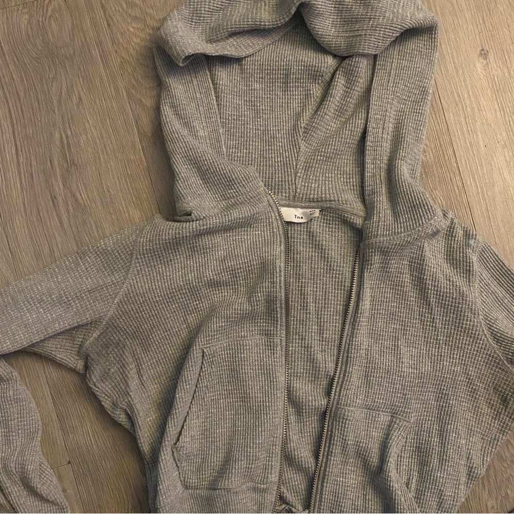 Tna Women’s Waffle Zip Hoodie Sweatshirt